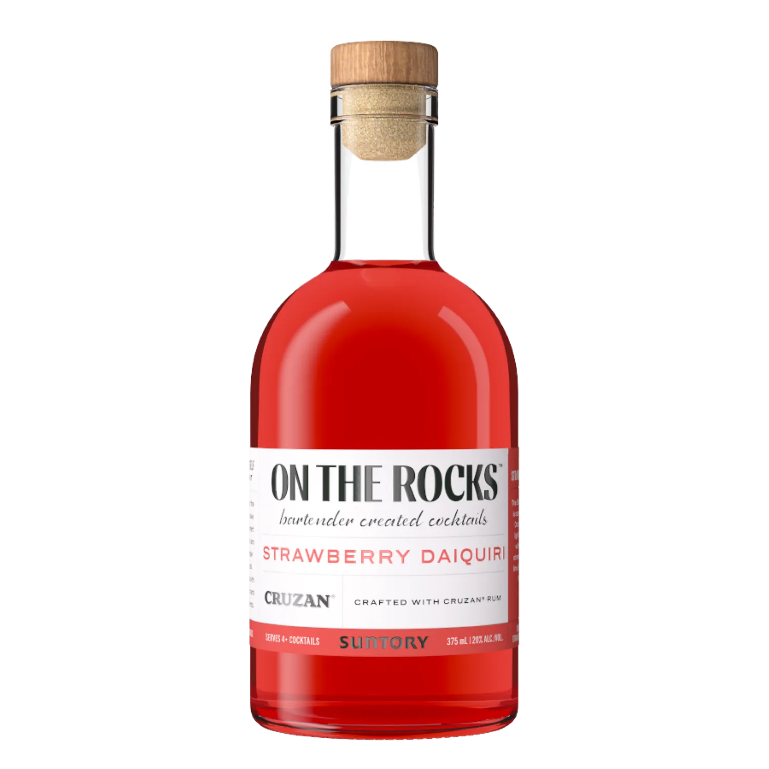 Strawberry Daiquiri Cocktail with Cruzan® Rum | On The Rocks